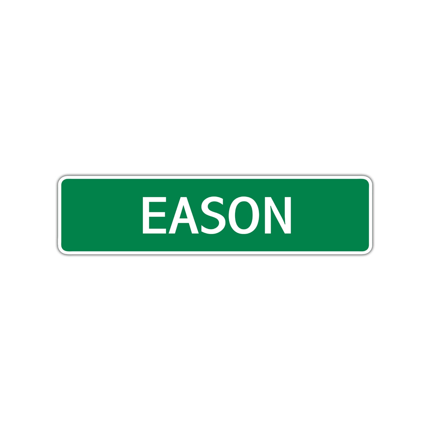 Eason Street Sign Children Name Room Plate
