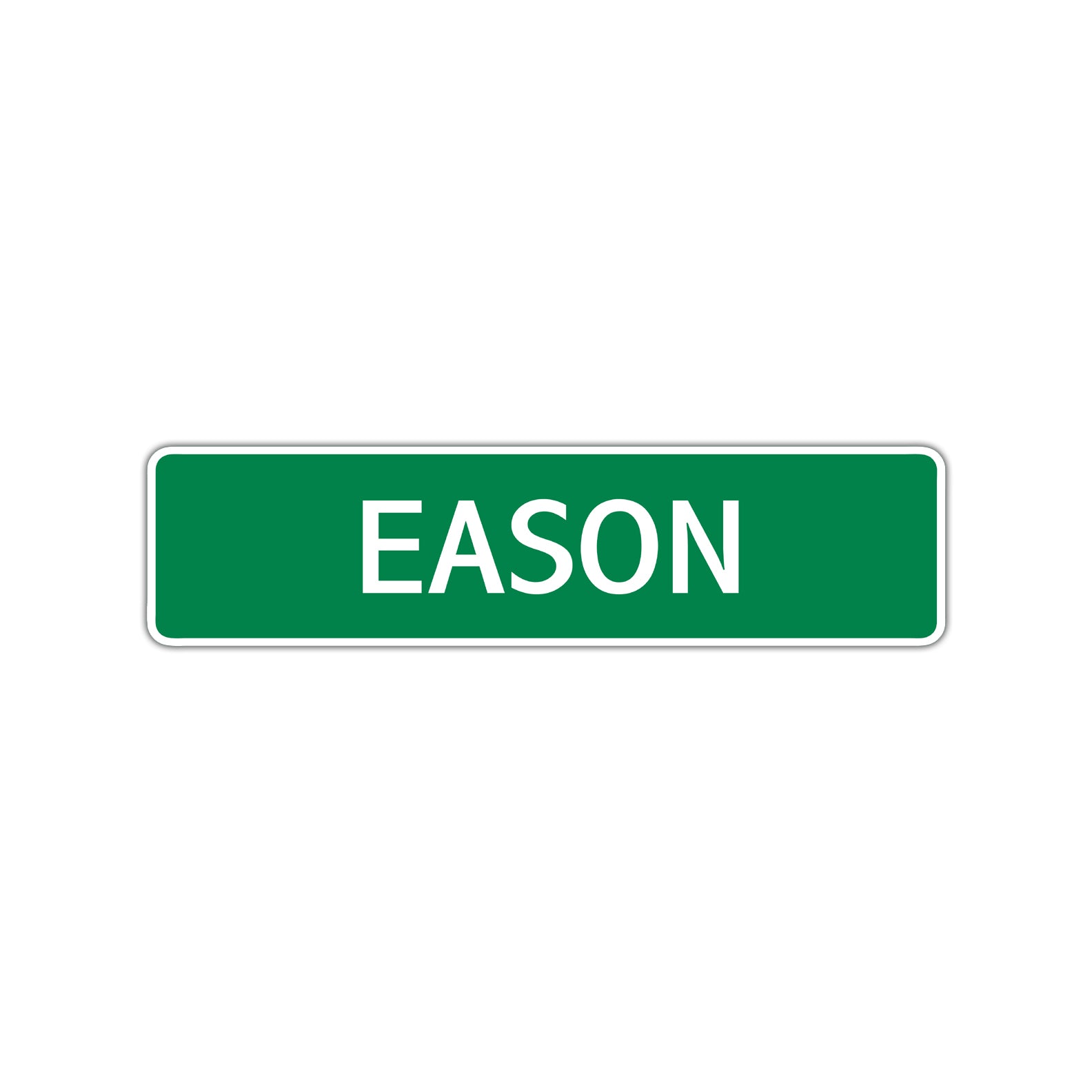 Eason Street Sign Children Name Room Plate