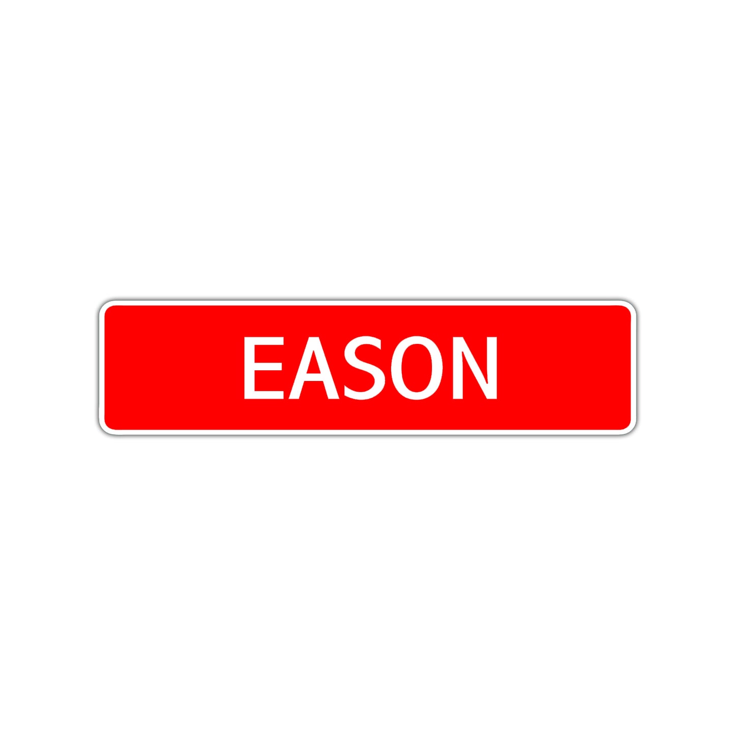 Eason Street Sign Children Name Room Plate