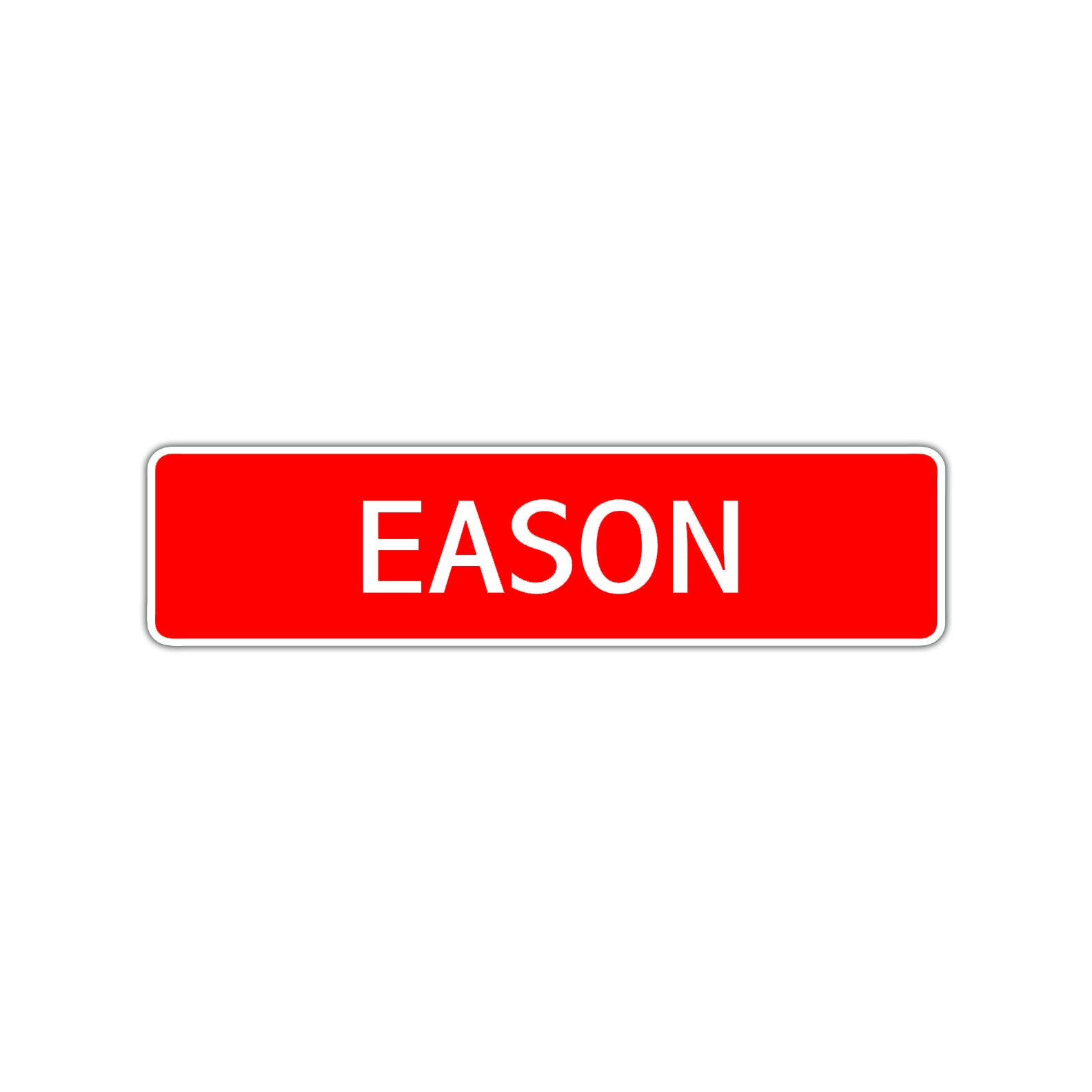 Eason Street Sign Children Name Room Plate