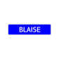 Blaise Street Sign Children Name Room Plate