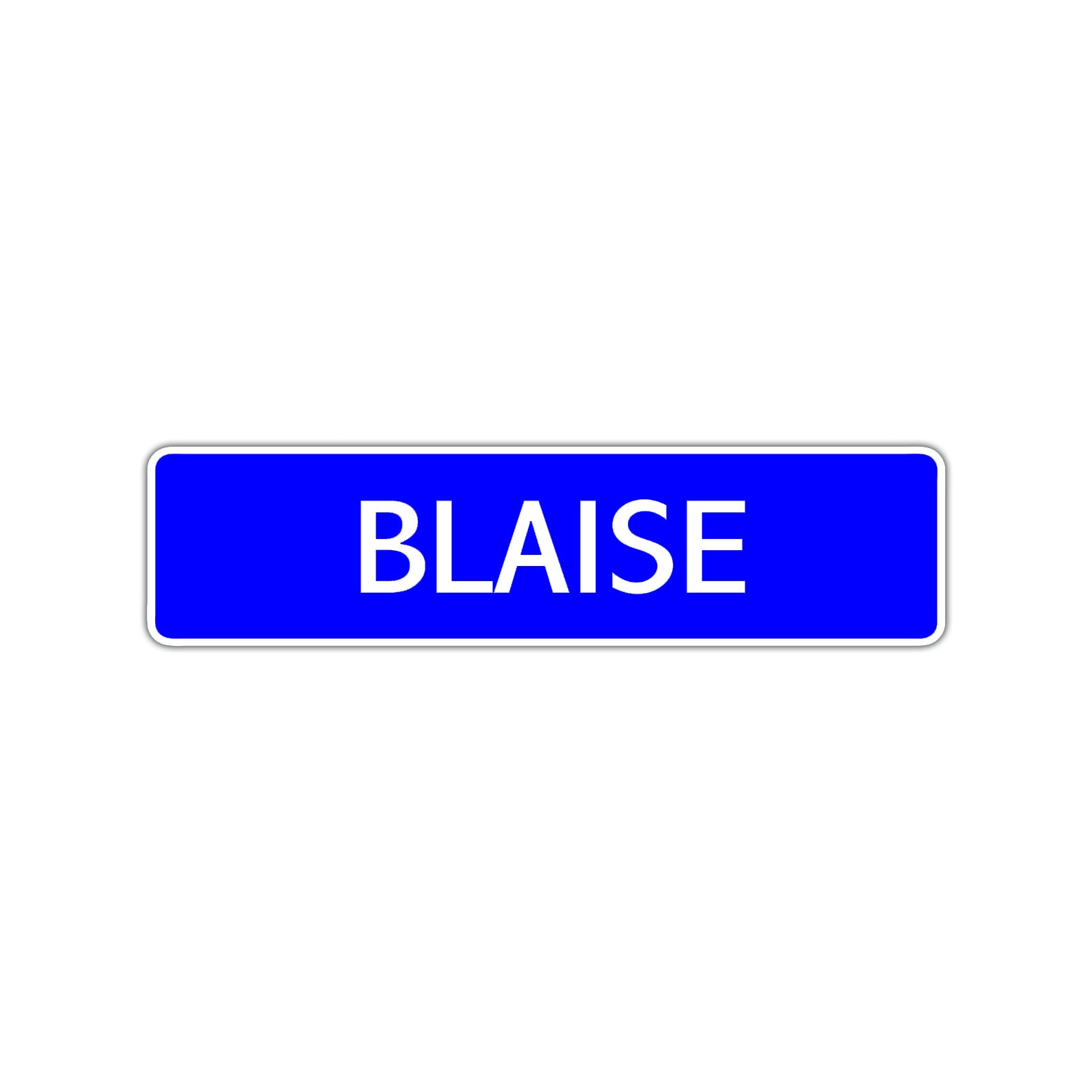 Blaise Street Sign Children Name Room Plate