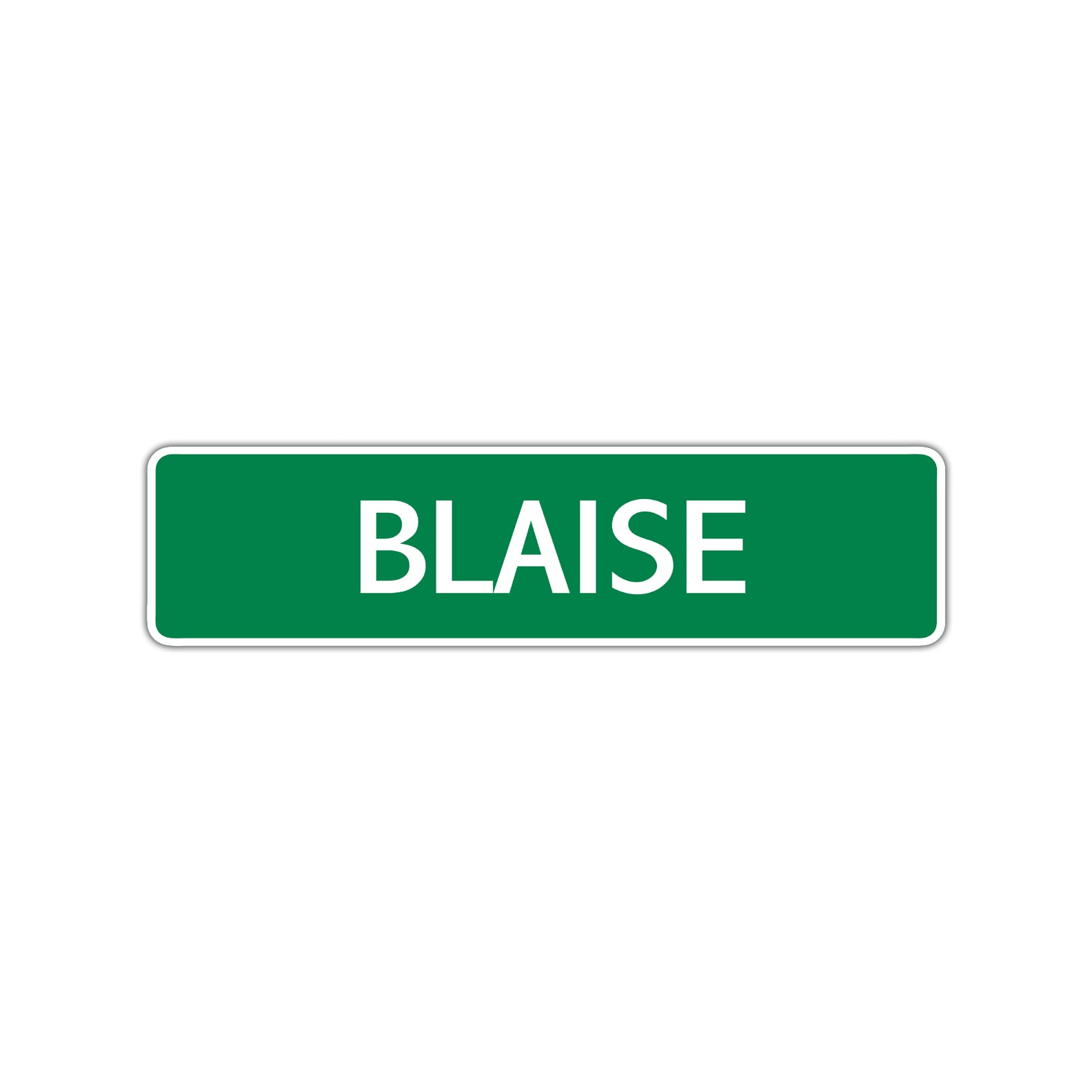 Blaise Street Sign Children Name Room Plate