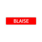 Blaise Street Sign Children Name Room Plate
