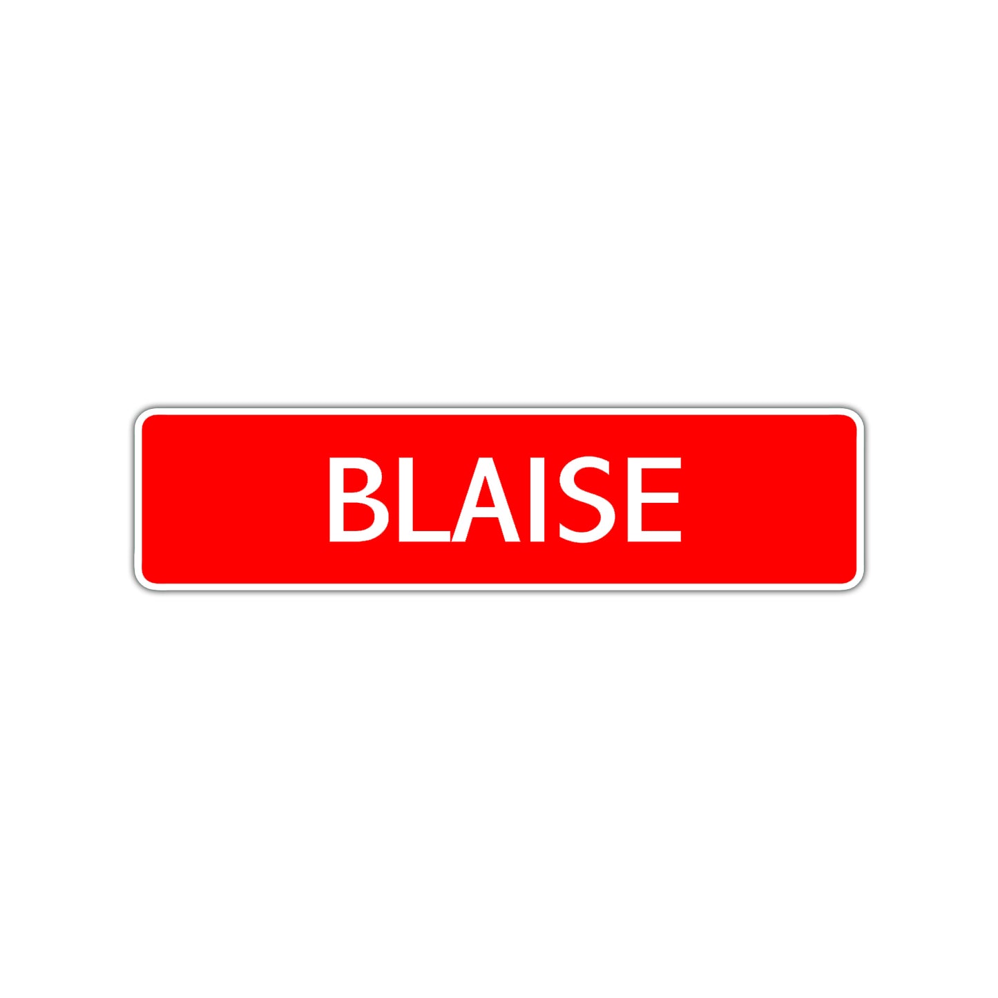 Blaise Street Sign Children Name Room Plate