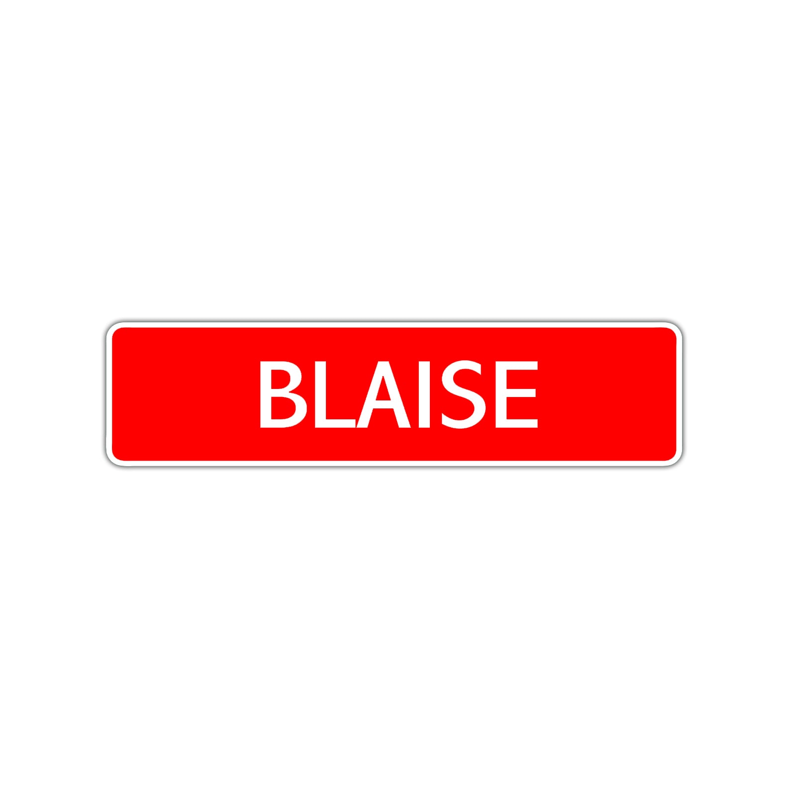 Blaise Street Sign Children Name Room Plate