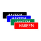 Hakeem Street Sign Children Name Room Plate