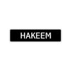 Hakeem Street Sign Children Name Room Plate