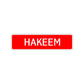 Hakeem Street Sign Children Name Room Plate