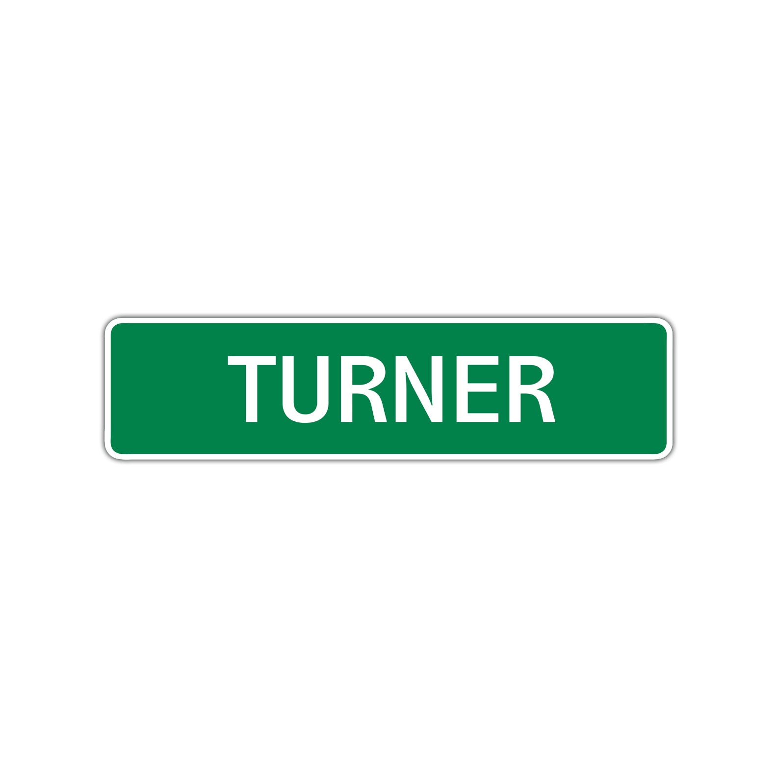 Turner Street Sign Children Name Room Plate