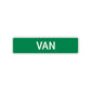 Van Street Sign Children Name Room Plate