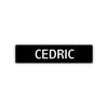 Cedric Street Sign Children Name Room Plate