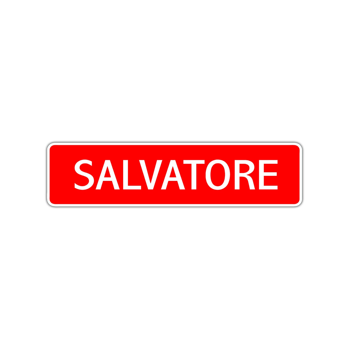 Salvatore Street Sign Children Name Room Plate
