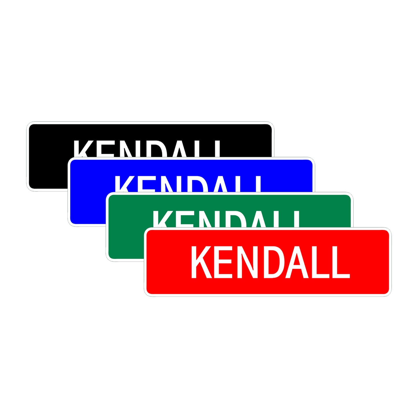 Kendall Street Sign Children Name Room Plate