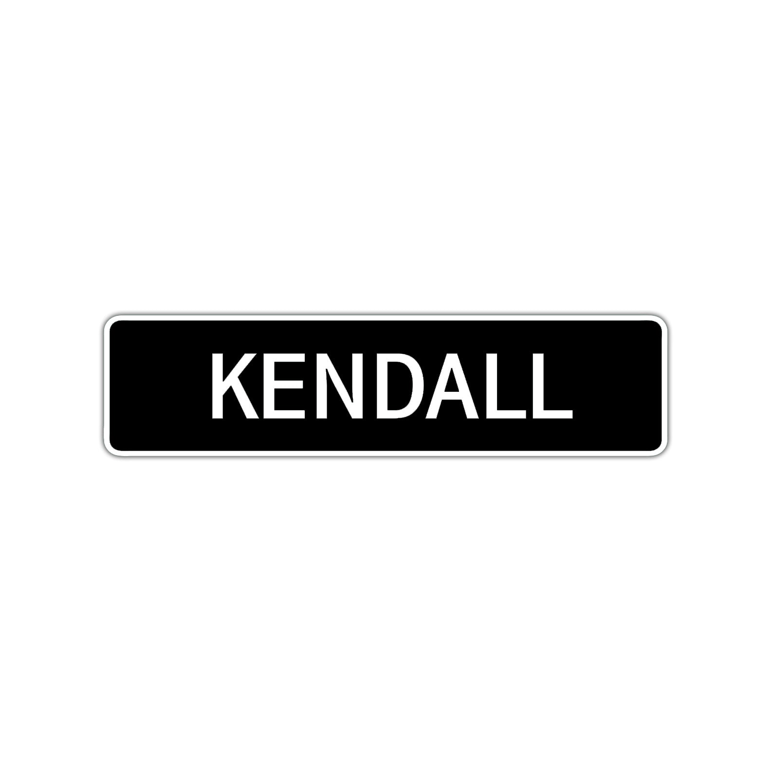 Kendall Street Sign Children Name Room Plate