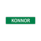 Konnor Street Sign Children Name Room Plate
