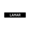 Lamar Street Sign Children Name Room Plate