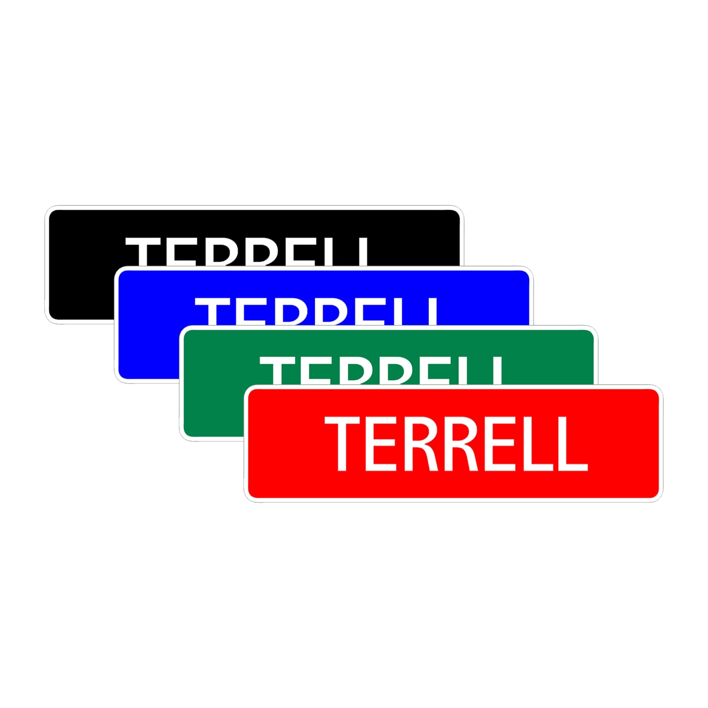 Terrell Street Sign Children Name Room Plate