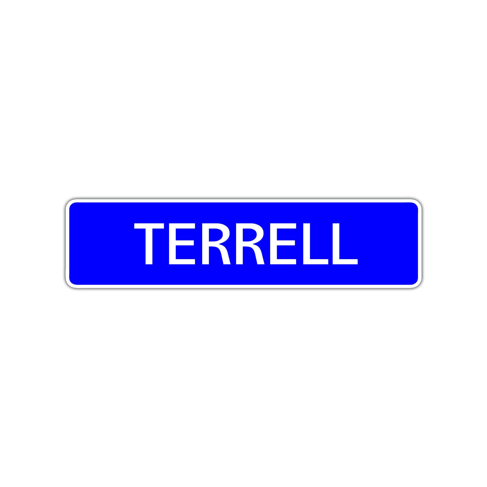 Terrell Street Sign Children Name Room Plate