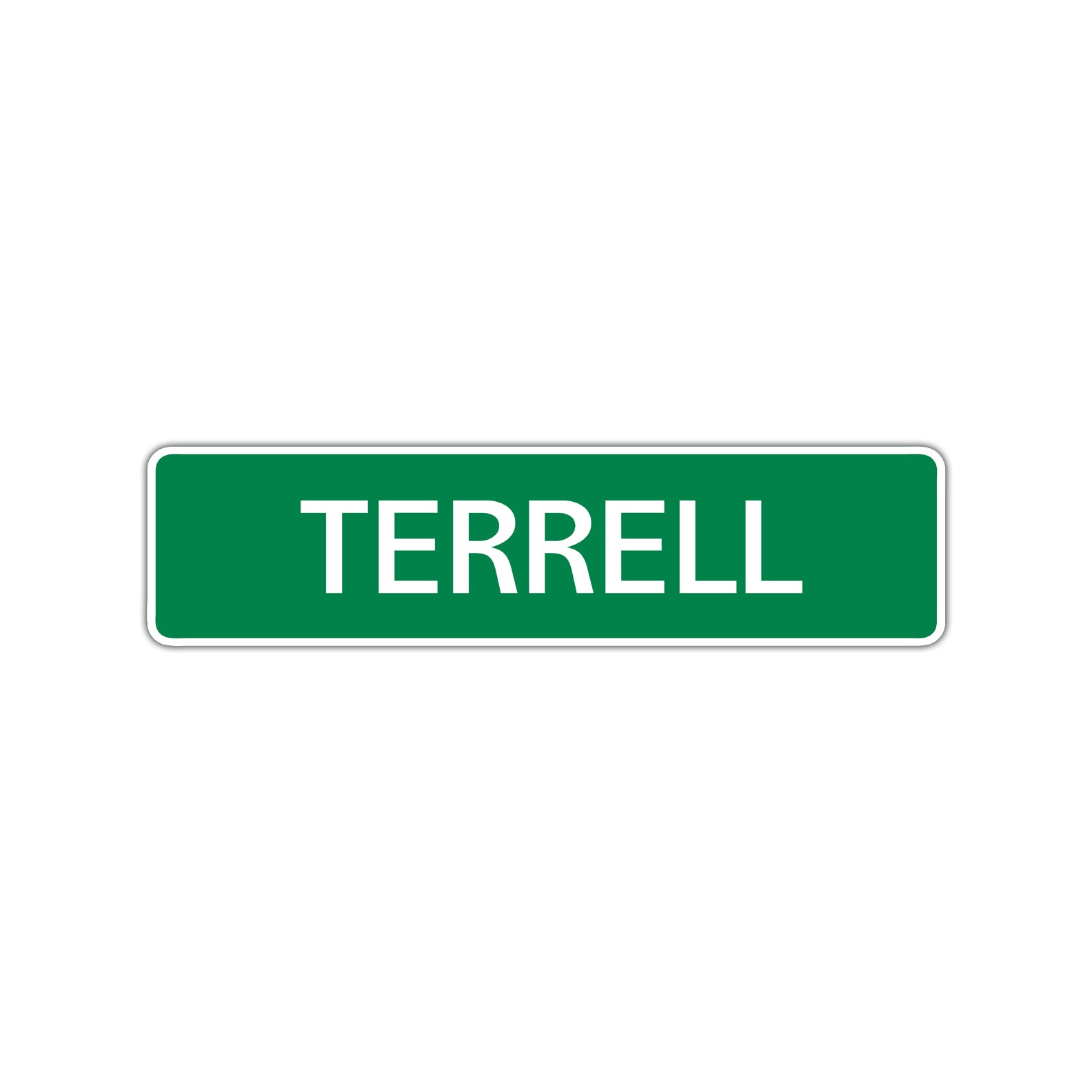 Terrell Street Sign Children Name Room Plate