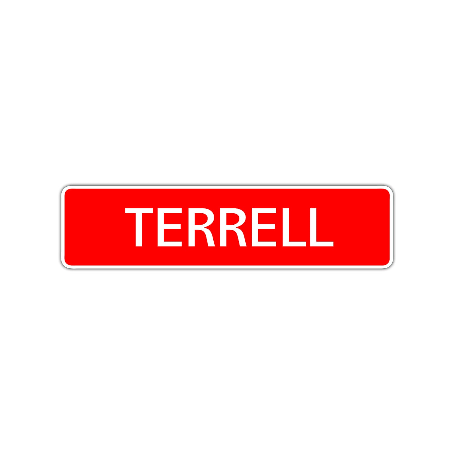 Terrell Street Sign Children Name Room Plate