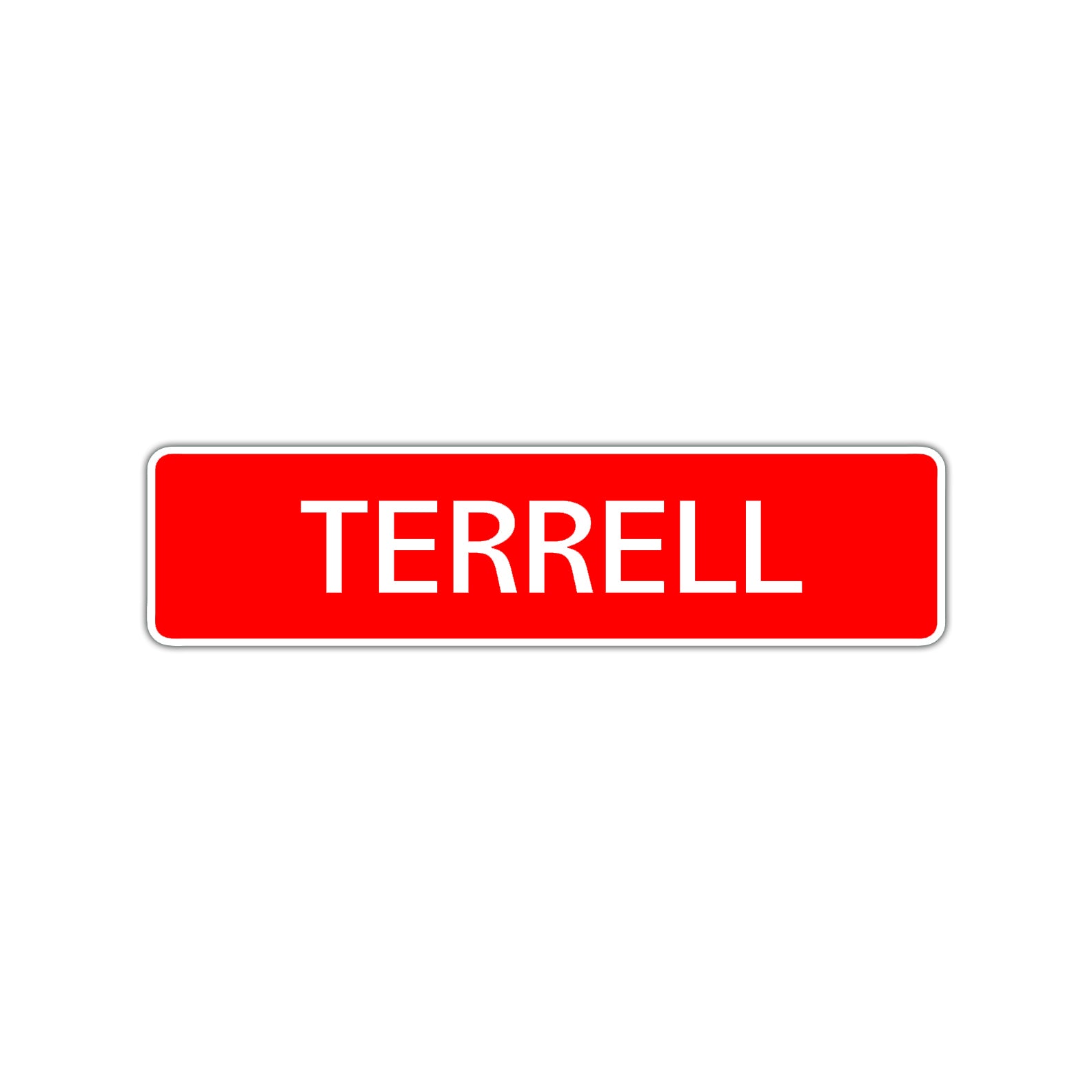 Terrell Street Sign Children Name Room Plate