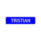Tristian Street Sign Children Name Room Plate