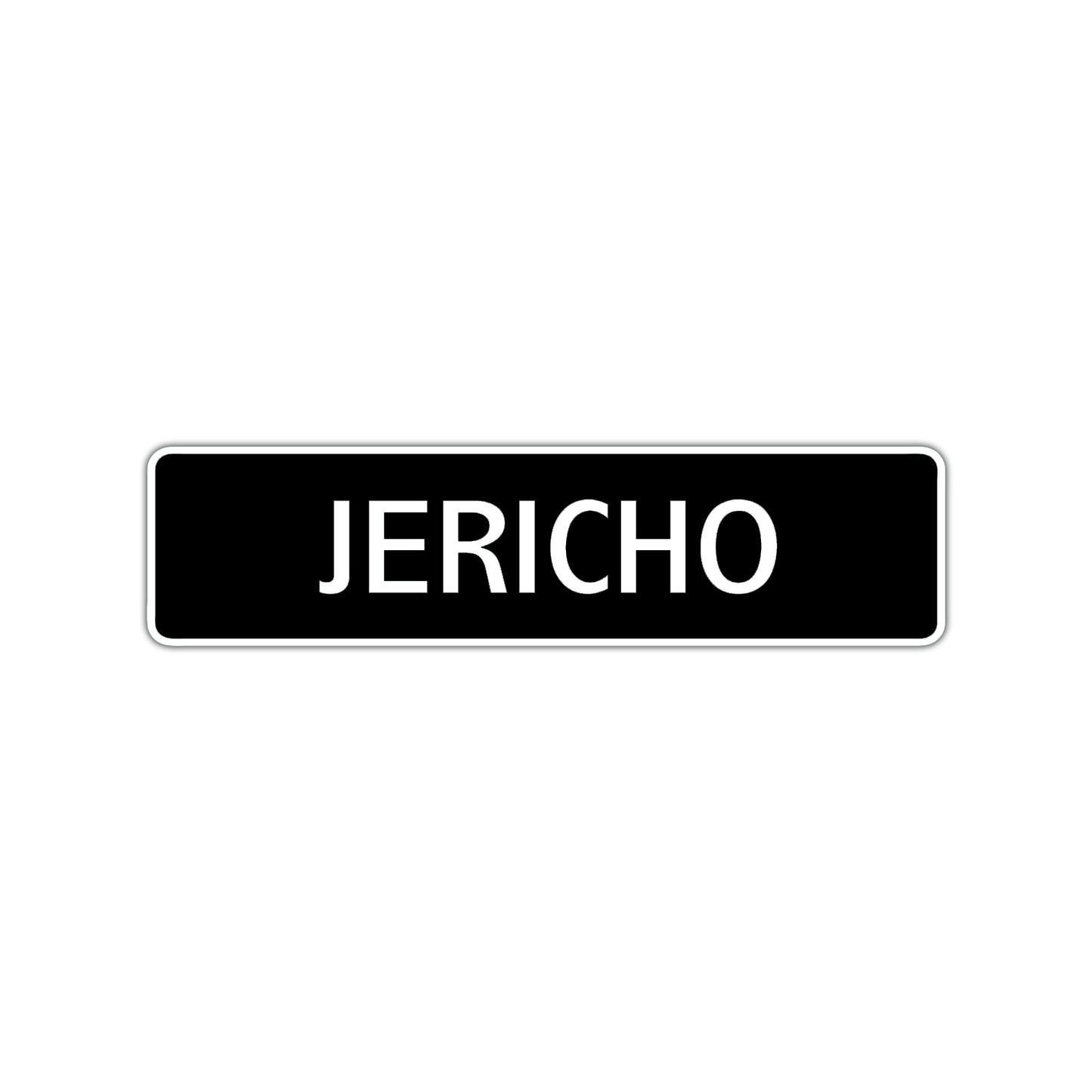Jericho Street Sign Children Name Room Plate