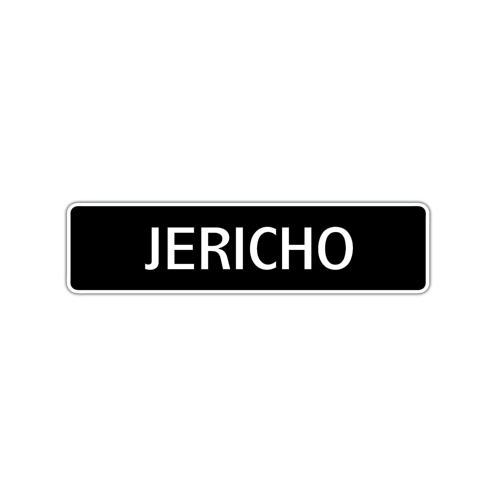 Jericho Street Sign Children Name Room Plate