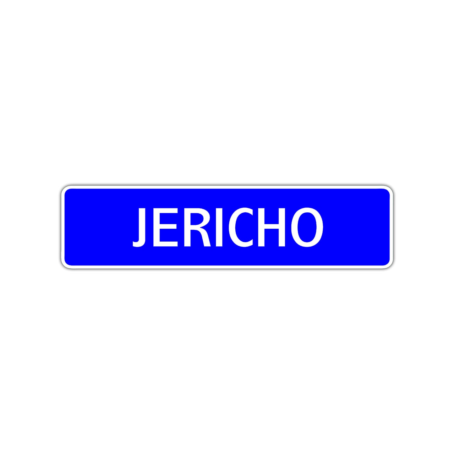 Jericho Street Sign Children Name Room Plate