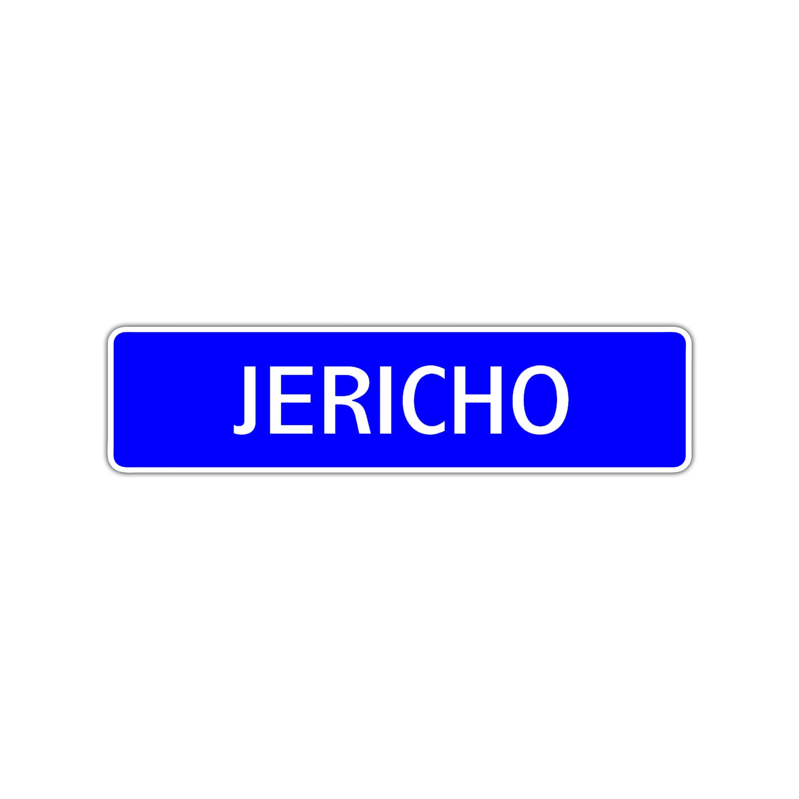 Jericho Street Sign Children Name Room Plate