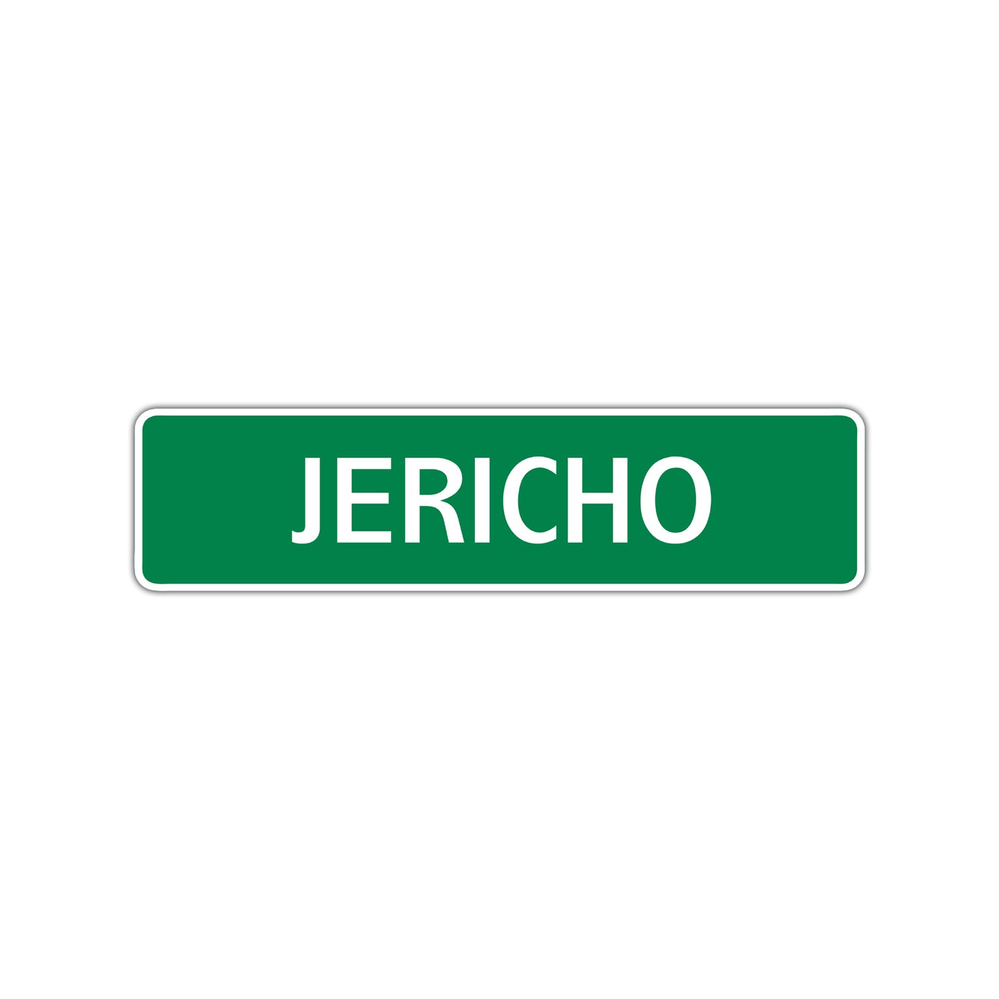 Jericho Street Sign Children Name Room Plate