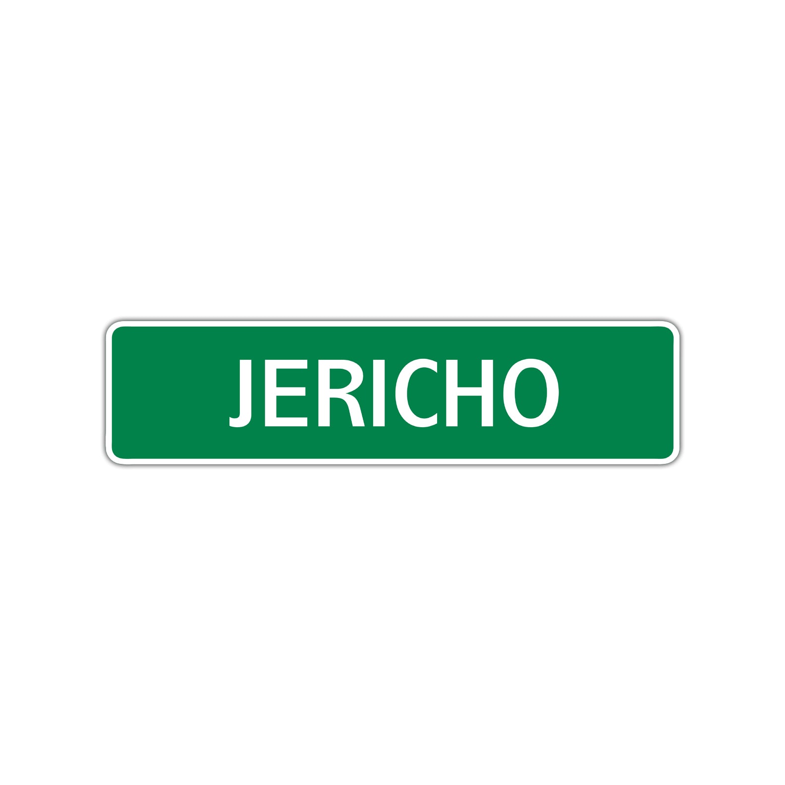 Jericho Street Sign Children Name Room Plate