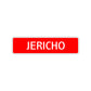 Jericho Street Sign Children Name Room Plate