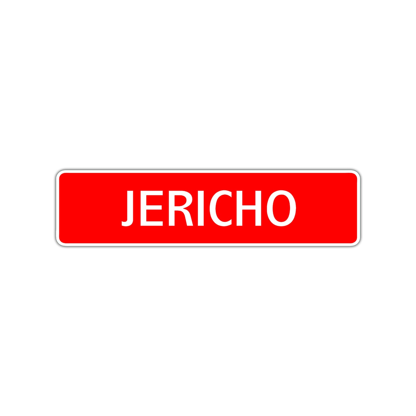 Jericho Street Sign Children Name Room Plate