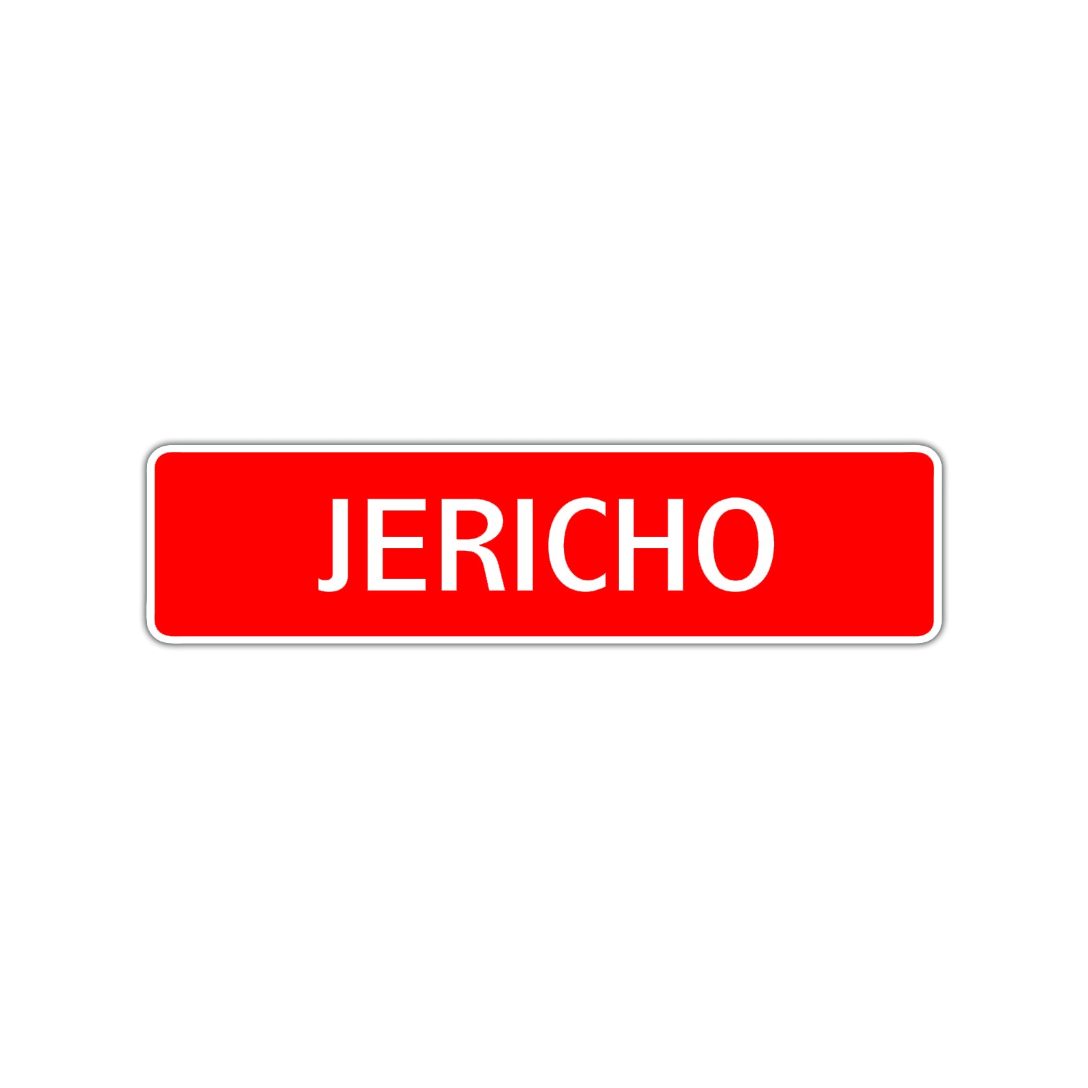Jericho Street Sign Children Name Room Plate