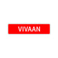 Vivaan Street Sign Children Name Room Plate
