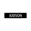 Judson Street Sign Children Name Room Plate
