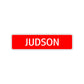 Judson Street Sign Children Name Room Plate