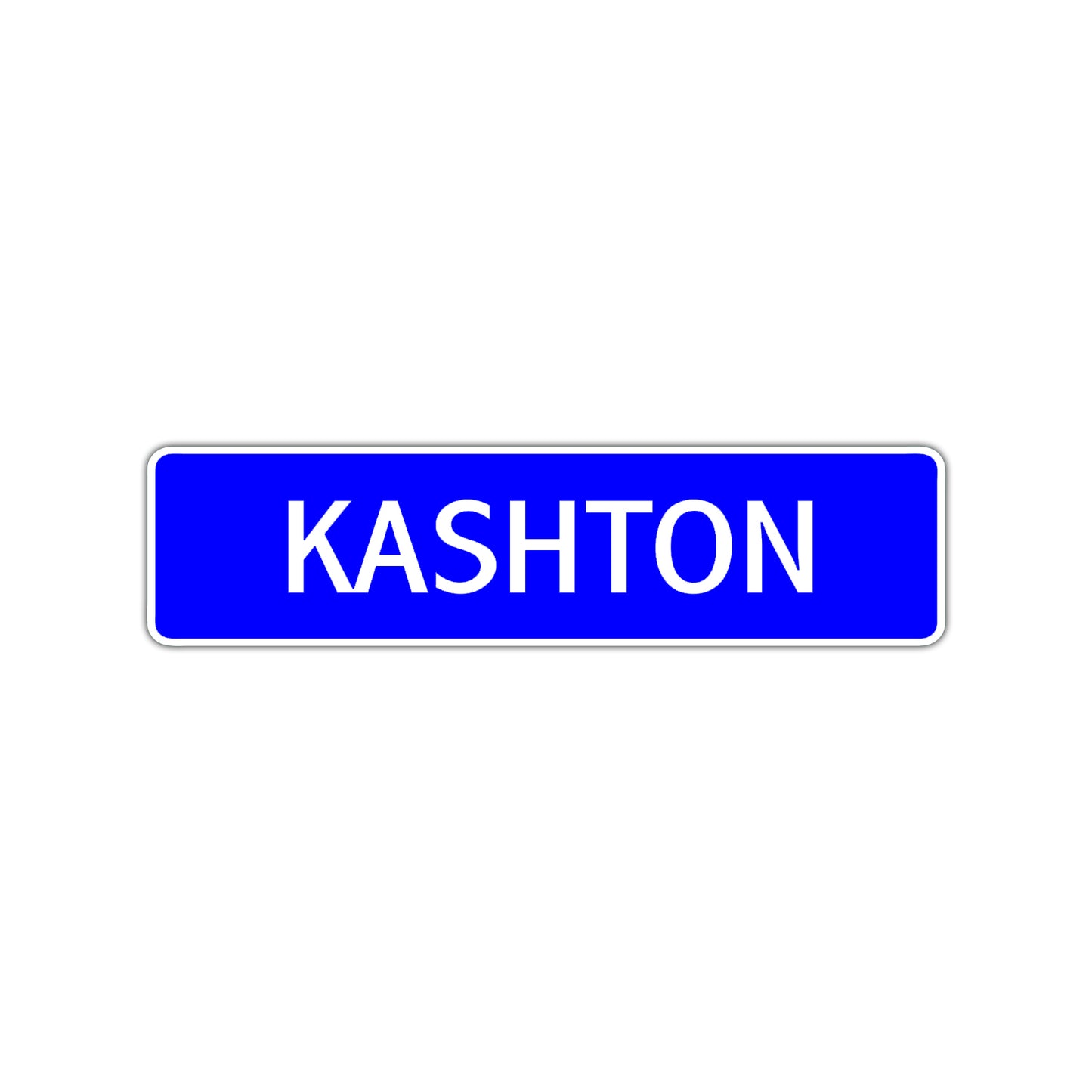 Kashton Street Sign Children Name Room Plate