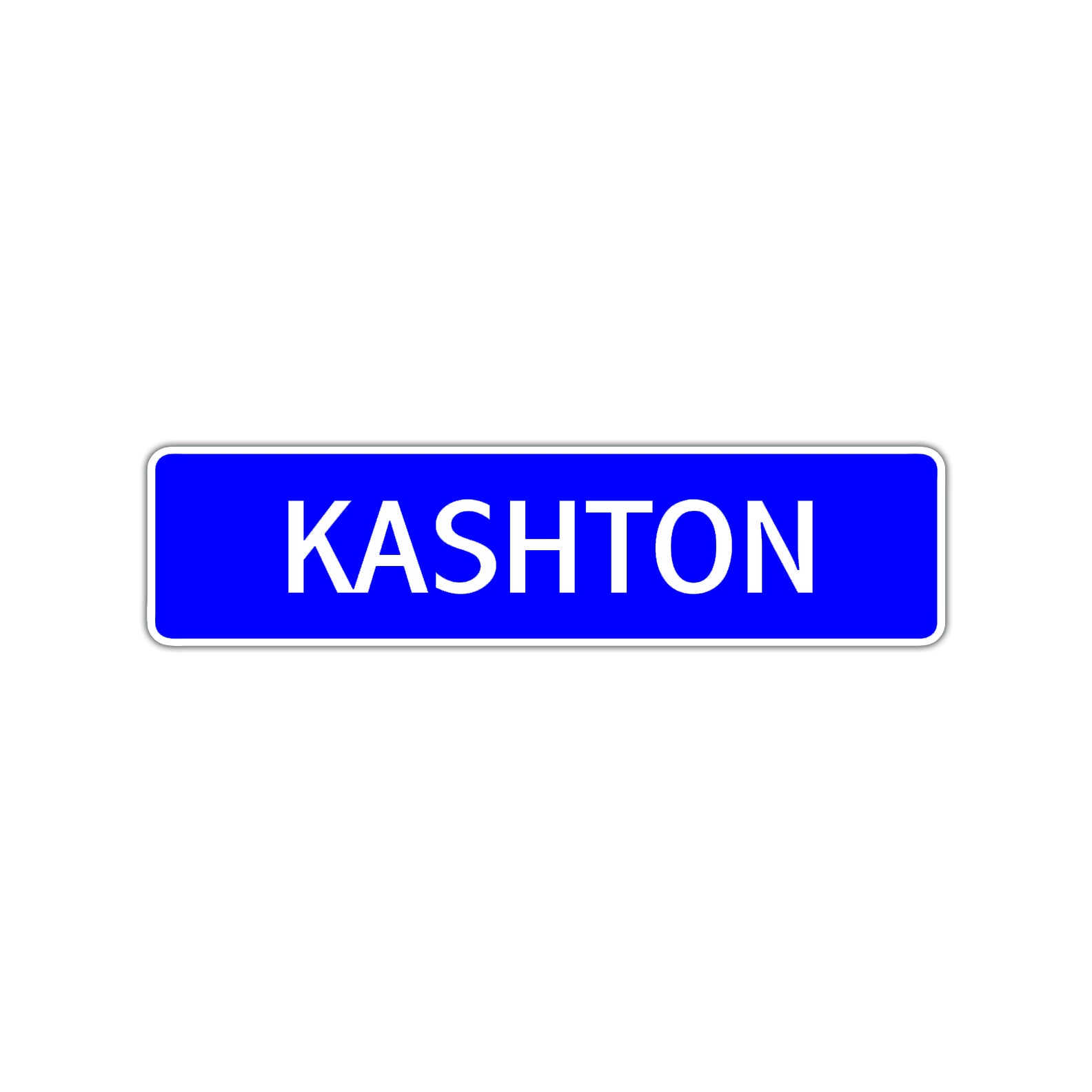 Kashton Street Sign Children Name Room Plate