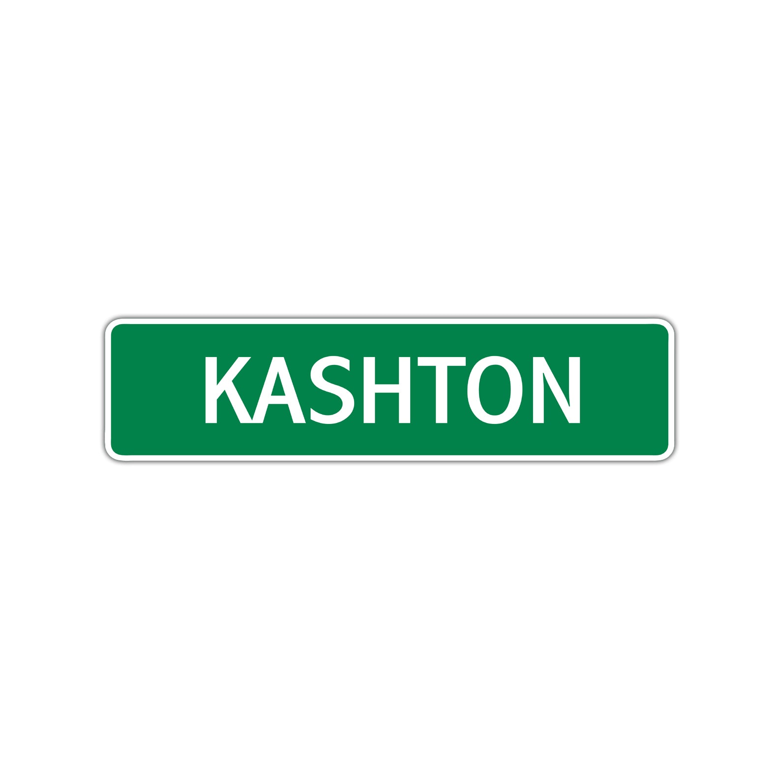 Kashton Street Sign Children Name Room Plate