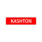 Kashton Street Sign Children Name Room Plate