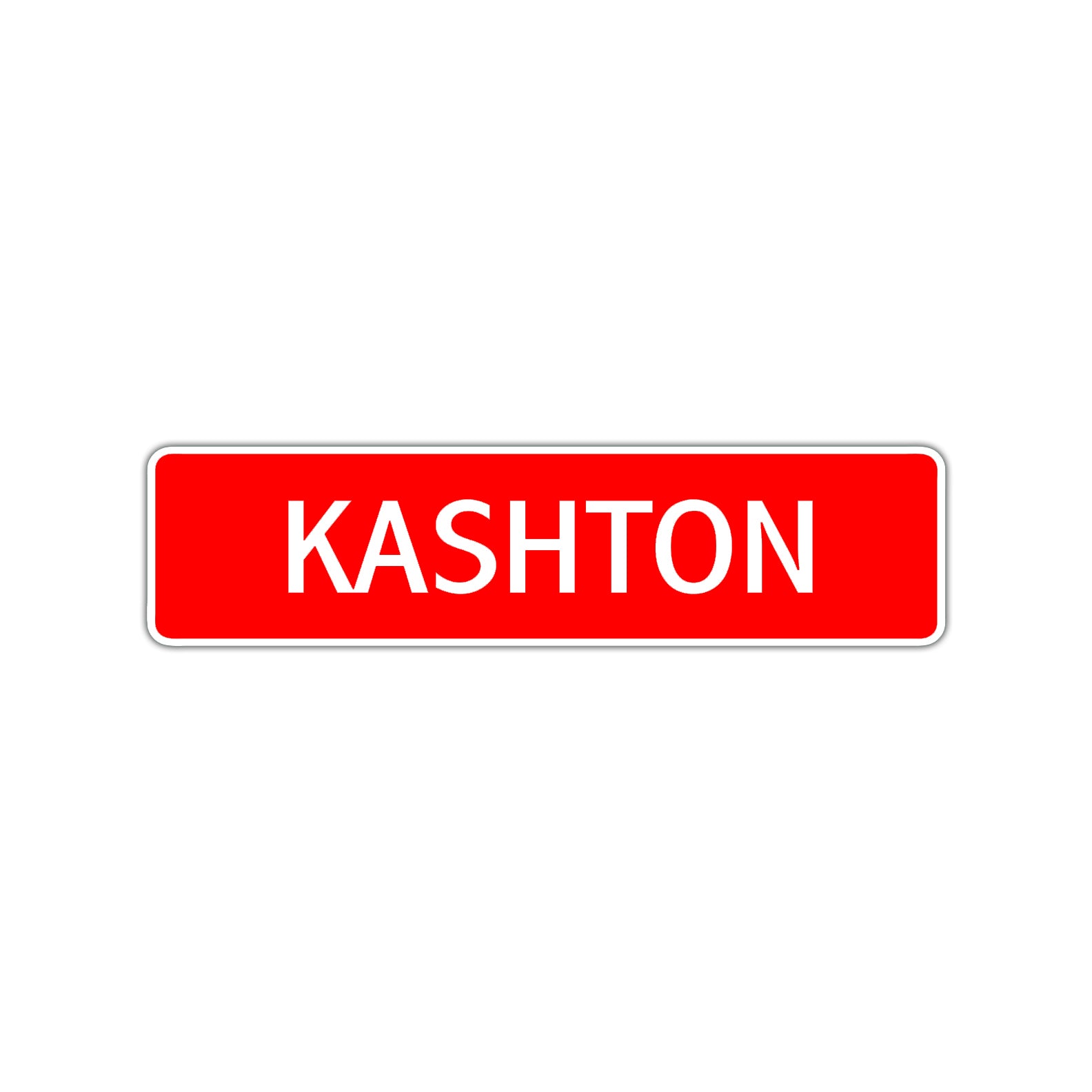 Kashton Street Sign Children Name Room Plate