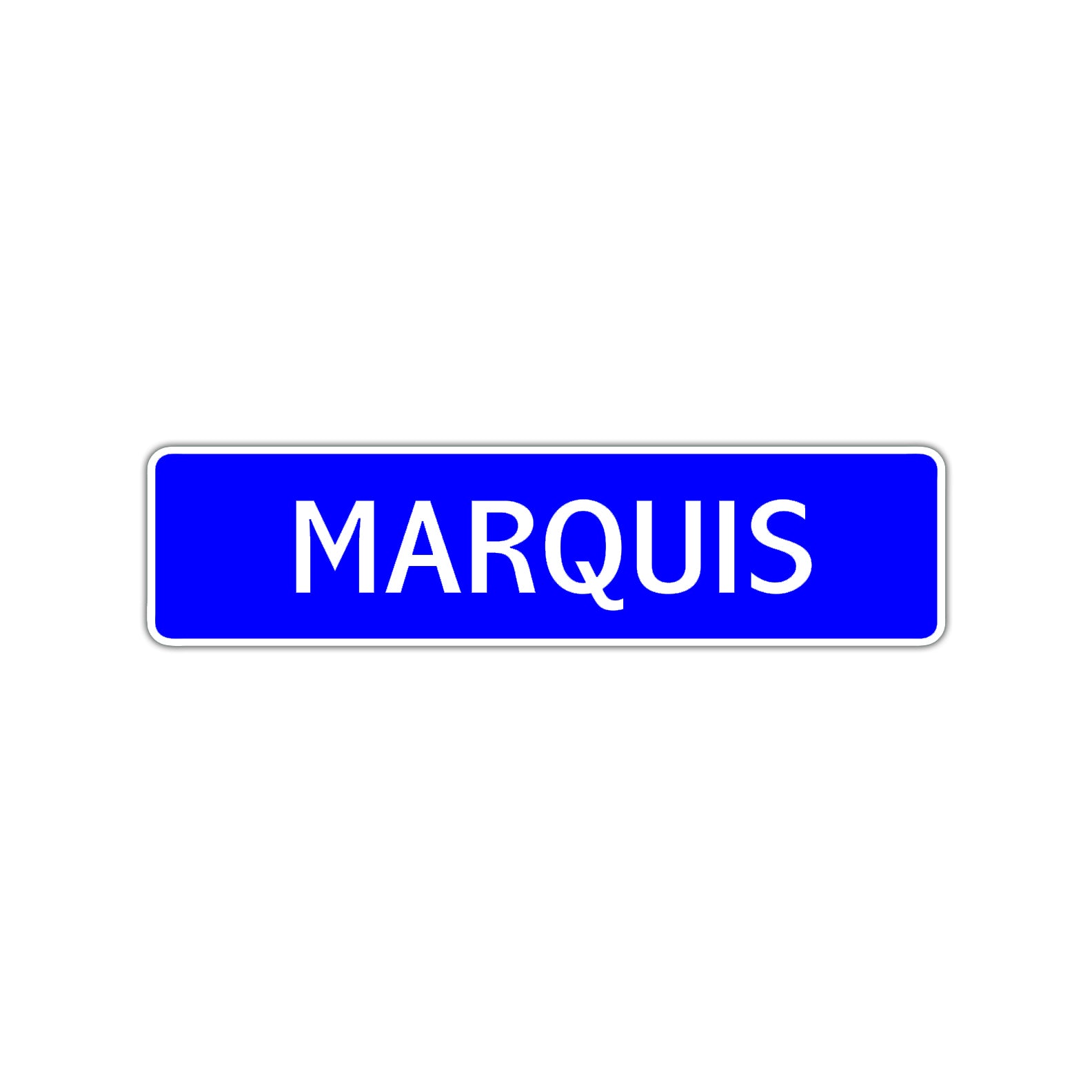 Marquis Street Sign Children Name Room Plate