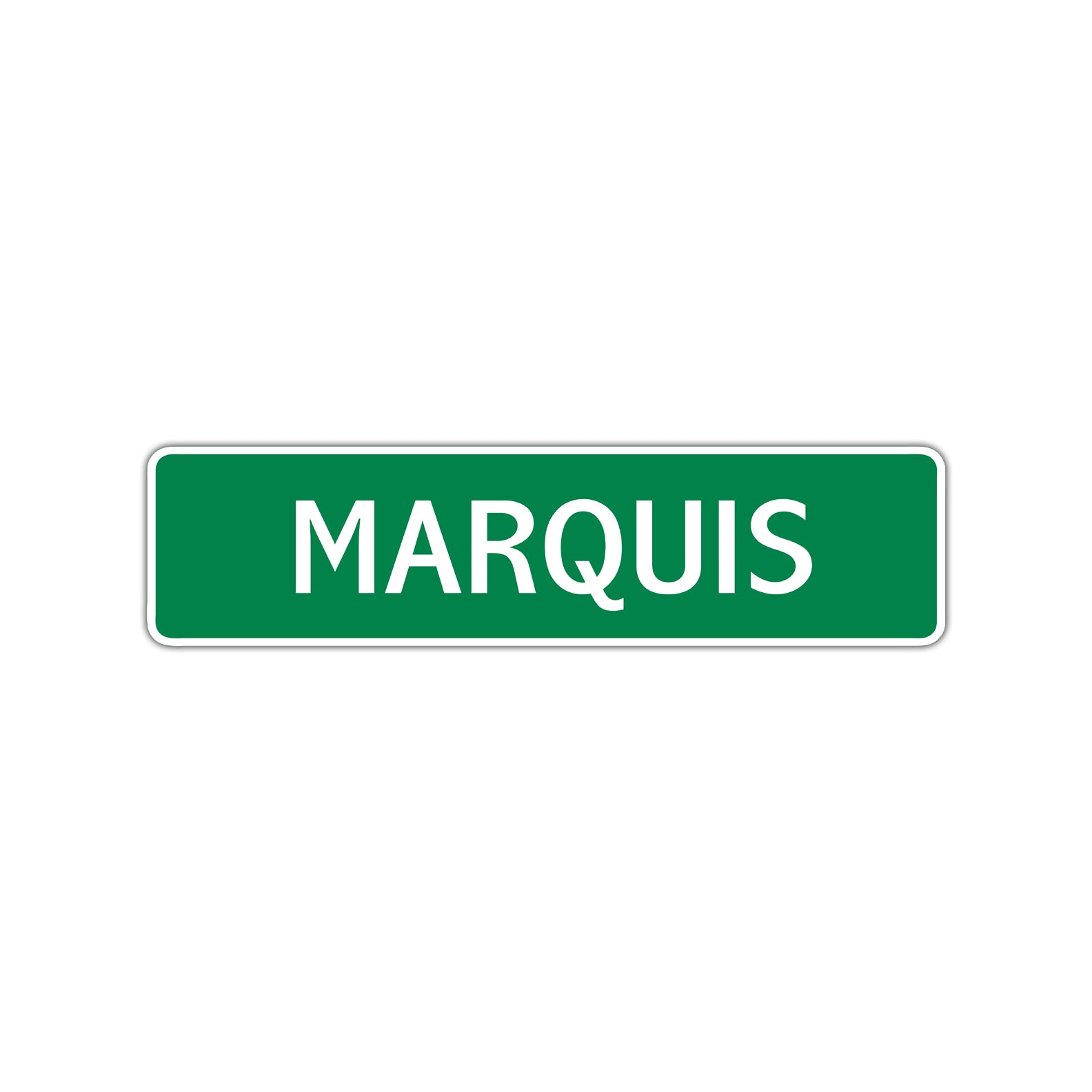 Marquis Street Sign Children Name Room Plate