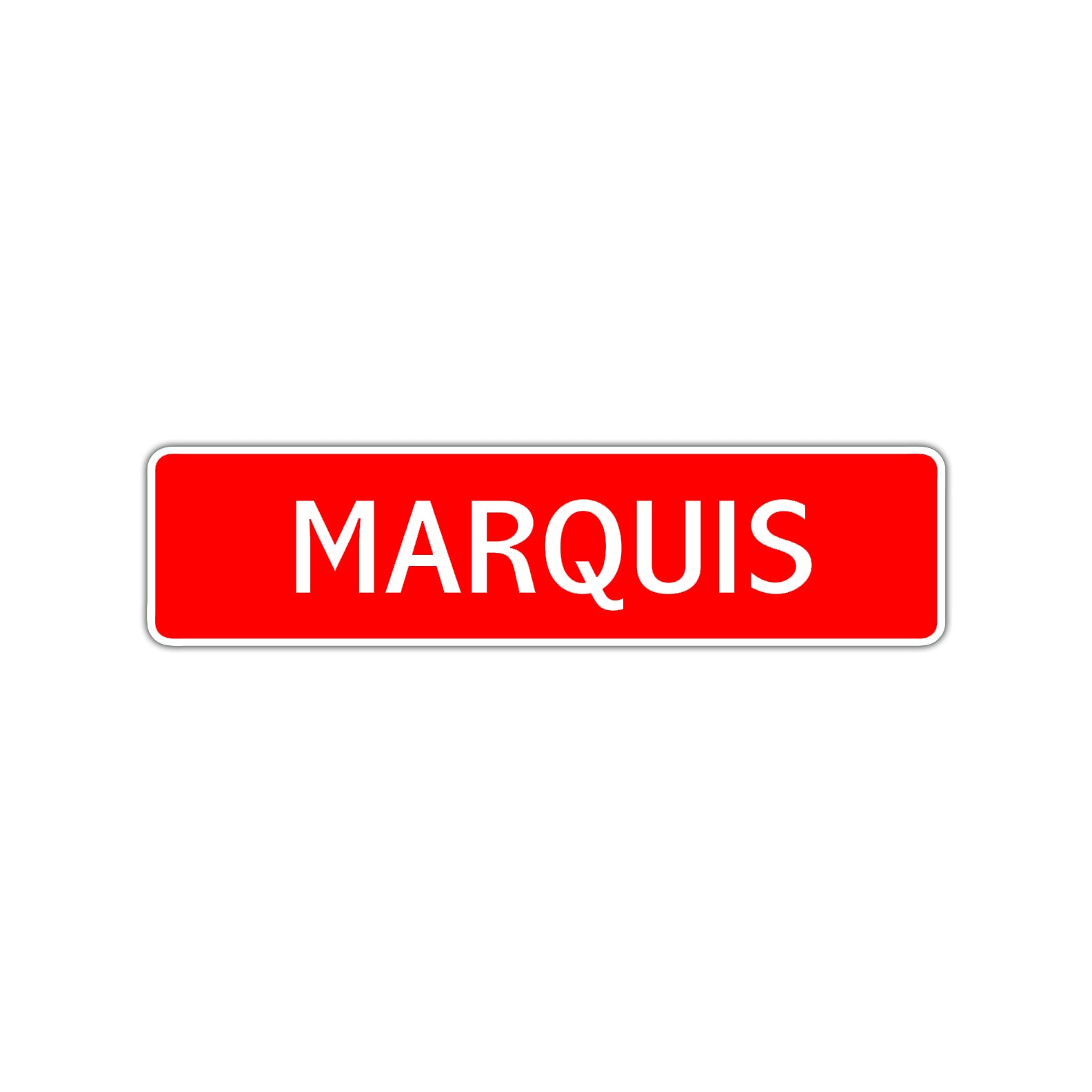 Marquis Street Sign Children Name Room Plate