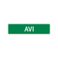 Avi Street Sign Children Name Room Plate