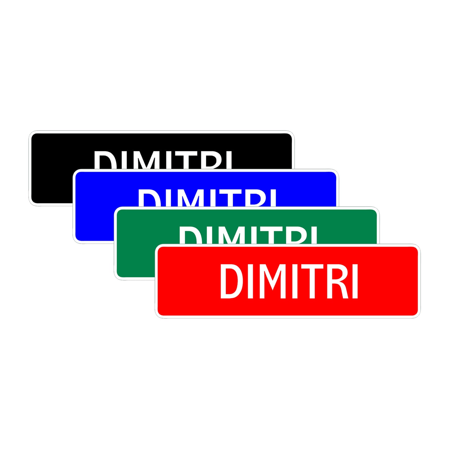 Dimitri Street Sign Children Name Room Plate