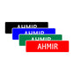 Ahmir Street Sign Children Name Room Plate